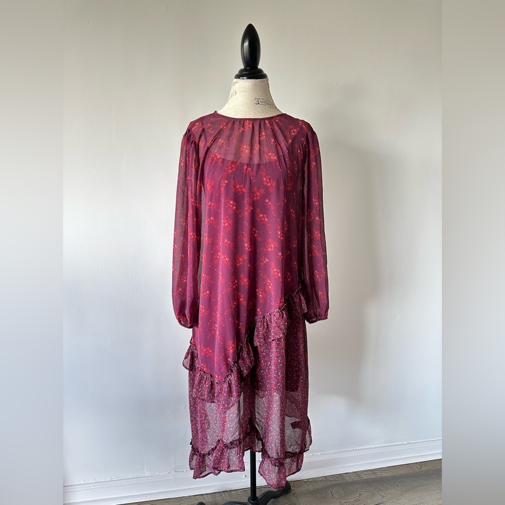 Boho Senlis Midi Floral Dress Small - Picture 16 of 16